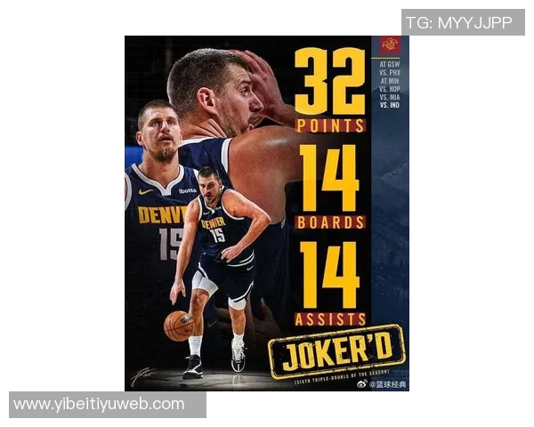 约基奇火力全开19投16中砍下35分15板7助攻展现统治力